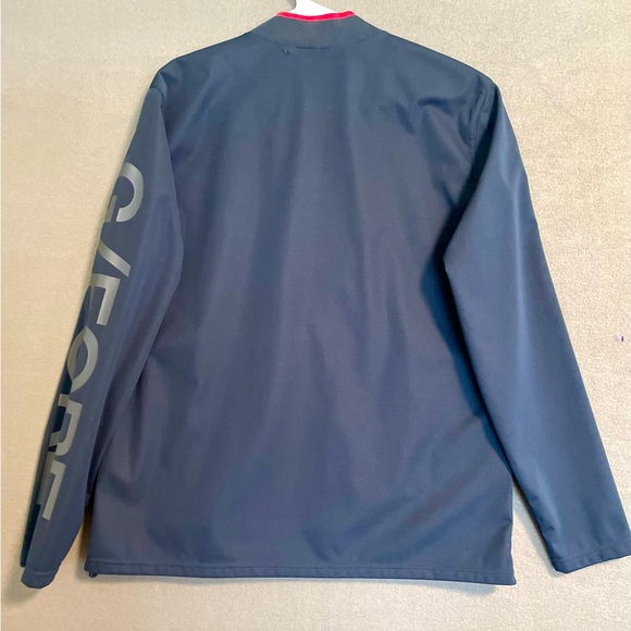 G/FORE Men's Golf Quarter-Zip Pullover Windbreaker Size Medium in Twilight FLAW - Picture 5 of 11
